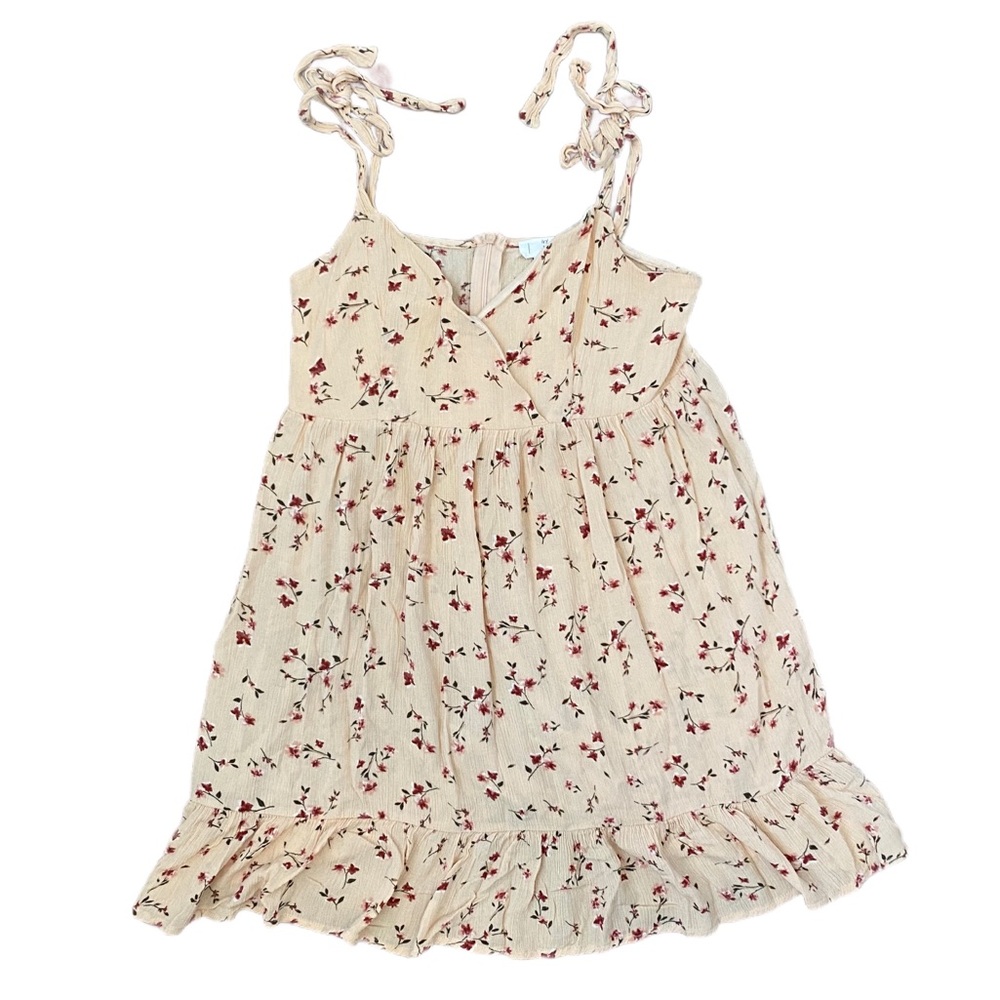 Ivy + Main Floral Dress with Ruffle Hem